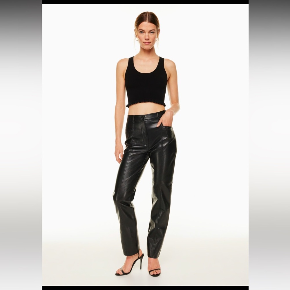 Aritzia Wilfred rebel leather pants